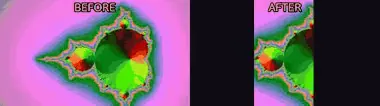 Before and after: a 16:9 video reframed to vertical 9:16