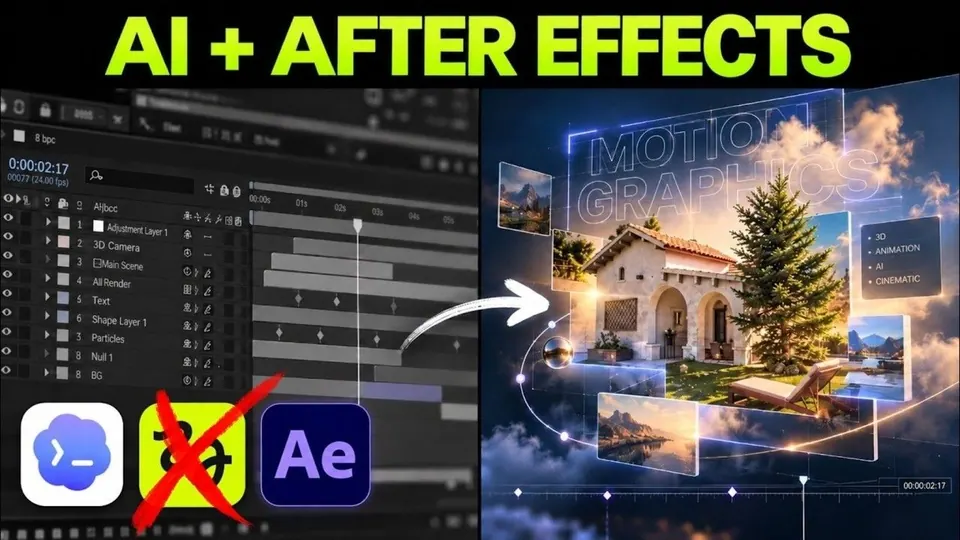 Video thumbnail: Claude + After Effects: AI Animations You Can Actually Edit