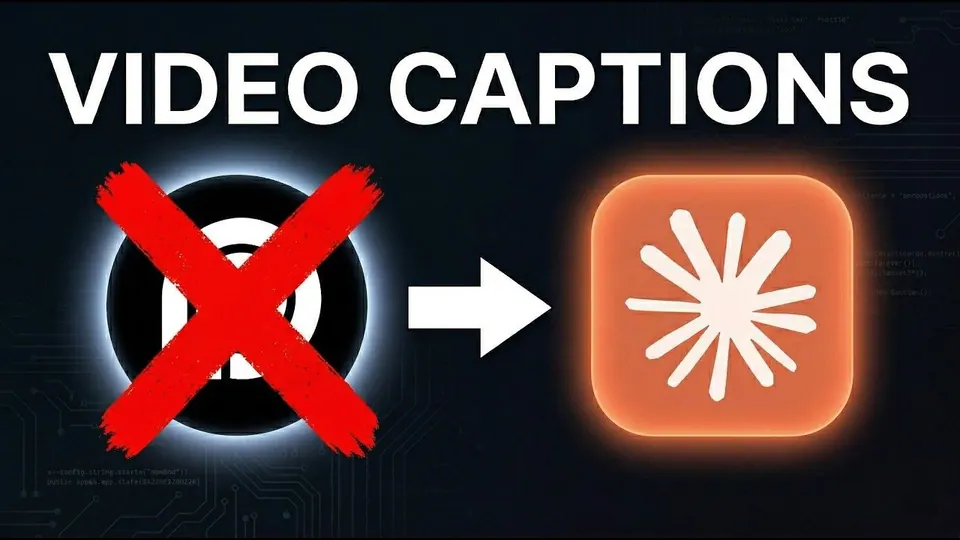 Video thumbnail: Claude Code Auto-Caption System (STOP PAYING FOR OPUS PRO)